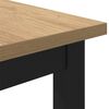 vidaXL Tafel Artisan Eiken 100 x 50 x 76,5 cm Engineered hout en staal