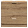 vidaXL Badkamer Kast Artisan Eiken 59 x 37 x 59 cm Bewerkt hout