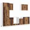 vidaXL 7-delige Keukenkastenset Kalmar bewerkt hout oud houtkleurig