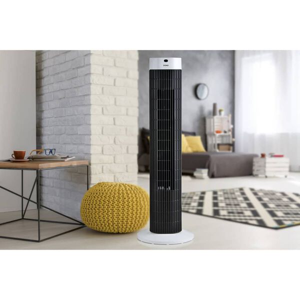 DOMO Torenventilator 45 W 77 cm zwart en wit DO8126