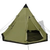 vidaXL Tent 4-persoons groen