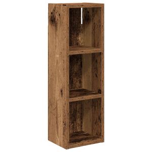 vidaXL Badkamer wandkast Oudhout 20 x 16 x 62,5 cm Geconstrueerd hout