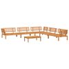 vidaXL 6-delige Loungeset pallet massief acaciahout