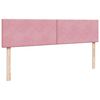 vidaXL Ottoman bed met matras 200x200 cm fluweel roze