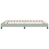vidaXL Bedframe zonder matras 180x220 cm fluweel lichtgrijs