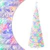 vidaXL Pop-up led-kerstboom 150 cm 100 LED's PVC en PET Wit