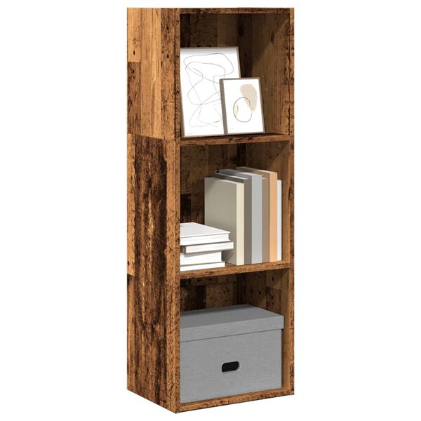 vidaXL Boekenkast 40x30x114 cm bewerkt hout oud houtkleurig