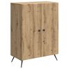 vidaXL Dressoir Artisanaal eiken 66 x 34,5 x 90 cm Bewerkt hout
