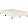 vidaXL Boxspringbed Cr&egrave;me 120 x 200 cm Katoen Stof
