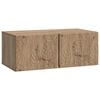 vidaXL Wandbeugel TV-kast 59,5 x 41 x 30 cm Artisanaal eiken