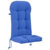 vidaXL Zon Loungerkussen PUTTEN 100% Polyester Koninklijk Blauw