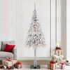 vidaXL Kerstboom met 300 LED met standaard Wit 180 cm PE en staal
