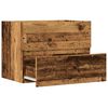 vidaXL Badkamerkast 60x38,5x45 cm bewerkt hout oud houtkleurig