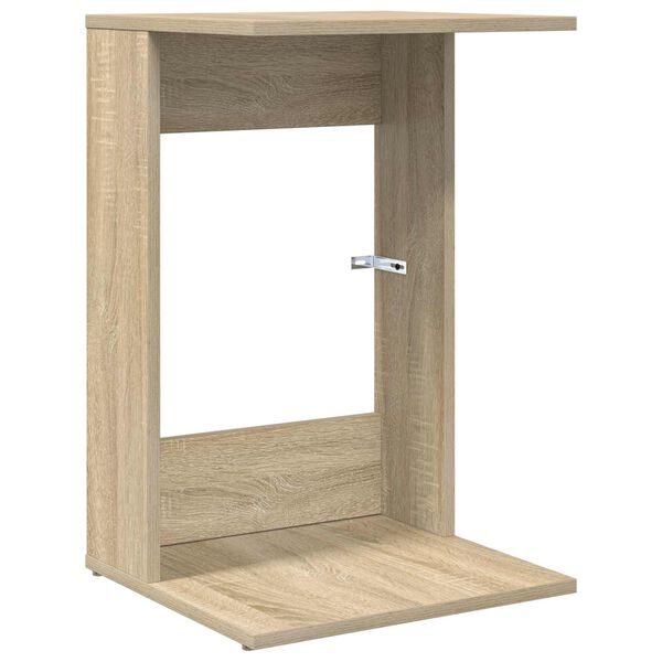 vidaXL Bijzettafel Sonoma Eiken 40 x 38 x 62,5 cm Bewerkt hout