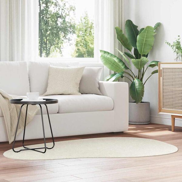 vidaXL Vloerkleden HUARTE Cr&egrave;me 120 x 170 cm Polyester