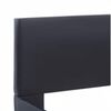 vidaXL Bedframe met LED kunstleer zwart 140x200 cm