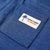 Kindershorts met trekkoord 92 gemêleerd donkerblauw