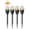 Luxform LED-tuinlampen mini met grondpin Jive grijs 4 st 41466