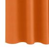 vidaXL Zwart-out Gordijnen met Ringen 2 pcs Feloranje 260 x 140 cm