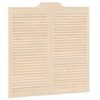 vidaXL Schuifdeuren 100 x 50 cm Massief grenenhout Naturel