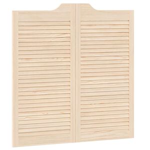 vidaXL Schuifdeuren 100 x 50 cm Massief grenenhout Naturel