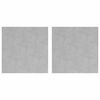 vidaXL Trapmatten 2 st 40 x 40 cm Zilver Aluminium Vierkant