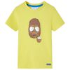 Kindershirt met korte mouwen 140 geel