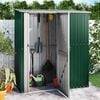 vidaXL Tuinhuis Groen 180,5x97x209,5 cm Gegalvaniseerd Staal