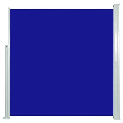 vidaXL Windscherm uittrekbaar 140x300 cm blauw