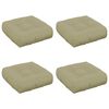 vidaXL 4-Piece Zitkussens VIANEN 4 st 100% Polyester Lichtgroen