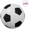 vidaXL Tafel Voetballen 12 pcs Wit 3,6 x 3,6 cm Polypropyleen