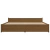 vidaXL Bedframe massief hout honingbruin 200x200 cm