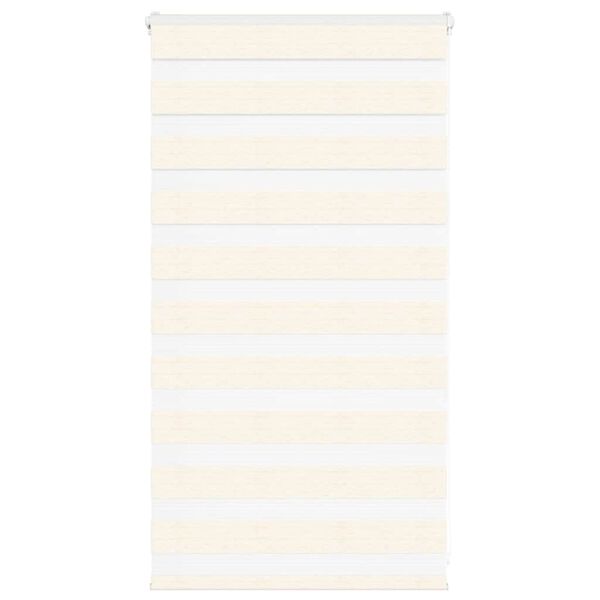 vidaXL Zebra rolgordijn 85x100 cm stofbreedte 80,9 cm marmerbeige