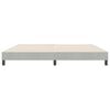 vidaXL Bedframe zonder matras 180x210 cm fluweel lichtgrijs