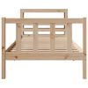 vidaXL Bedframe zonder matras massief grenenhout 100x200 cm