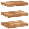 vidaXL Wandschappen 3 st zwevend olieafwerking 60x30x4 cm acaciahout