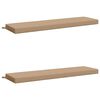 vidaXL Bank Kussens SOEST 2 st 100% Polyester Zand 160 x 40 x 8 cm
