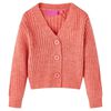 Kindervest gebreid 116 middelroze