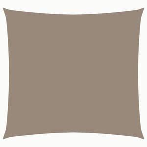 vidaXL Zonnescherm vierkant 2,5x2,5 m oxford stof taupe