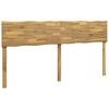 vidaXL Live Edge Hoofdbord ROSTOCK Wit 200 cm Massief Acaciahout