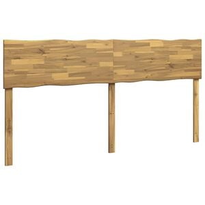 vidaXL Live Edge Hoofdbord ROSTOCK Wit 200 cm Massief Acaciahout