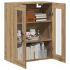 vidaXL Dressoir 69,5x34x90 cm bewerkt hout artisanaal eikenkleur