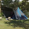 vidaXL Familie Tipi Tent met dak Blauw en Grijs 510 x 690 x 330 cm