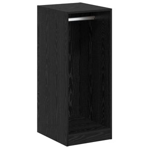 vidaXL Kledingkast Zwart eiken 41 x 48 x 102 cm Bewerkt hout