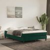 vidaXL Boxspring bed 140x200 cm fluweel donkergroen