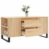 vidaXL Salontafel 102x44,5x50 cm bewerkt hout sonoma eikenkleurig