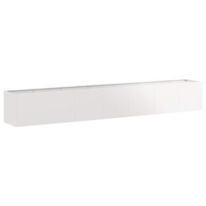 vidaXL Plantenbak 280x40x40 cm roestvrij staal