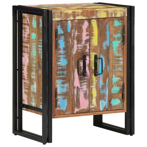 vidaXL Schoenenkast Multikleur 56 x 35 x 70 cm Massief gerecycled hout