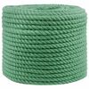 vidaXL Jute Touw Groen 100% Tossa jute