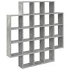 vidaXL Wandplank Betongrijs 100 x 13 x 100 cm Bewerkt hout